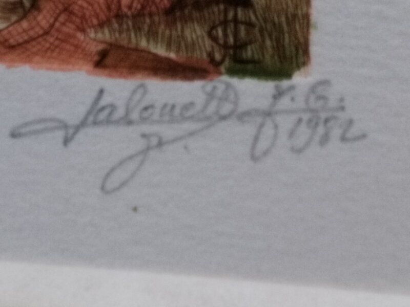 Doua litografii editie limitata, semnate